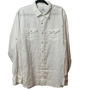 Ocean & Coast 100%‎ Linen White Size XL